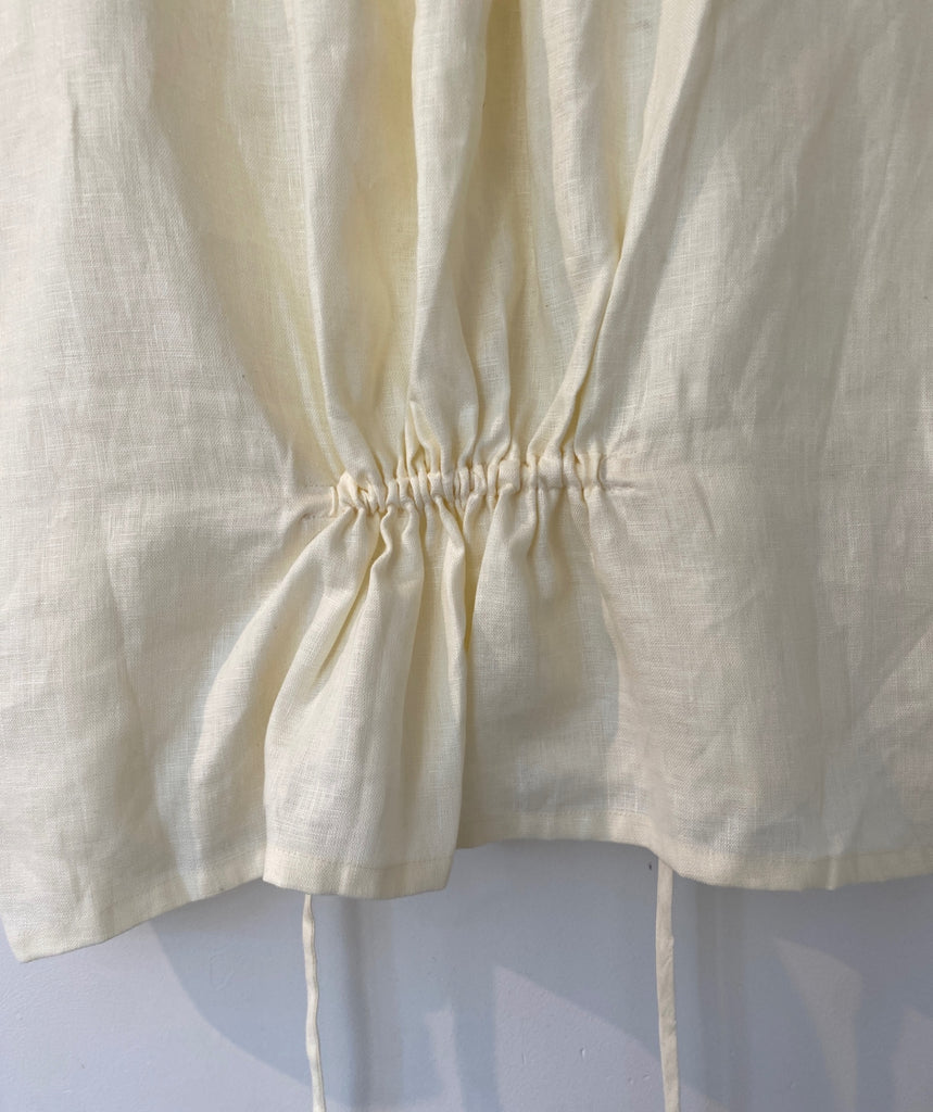 LOOP - Verity & Daughters Embroidered Linen Blouse, Sz XS/S (#163)