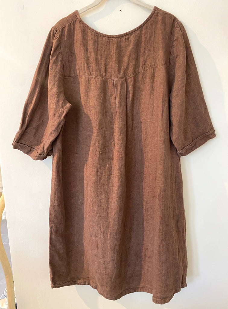LOOP - Pyne & smith Linen Tunic Dress, Sz XL (#453)
