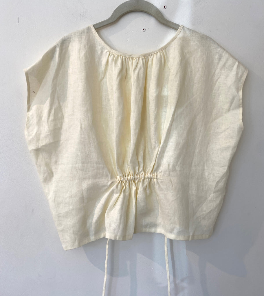 LOOP - Verity & Daughters Embroidered Linen Blouse, Sz XS/S (#163)