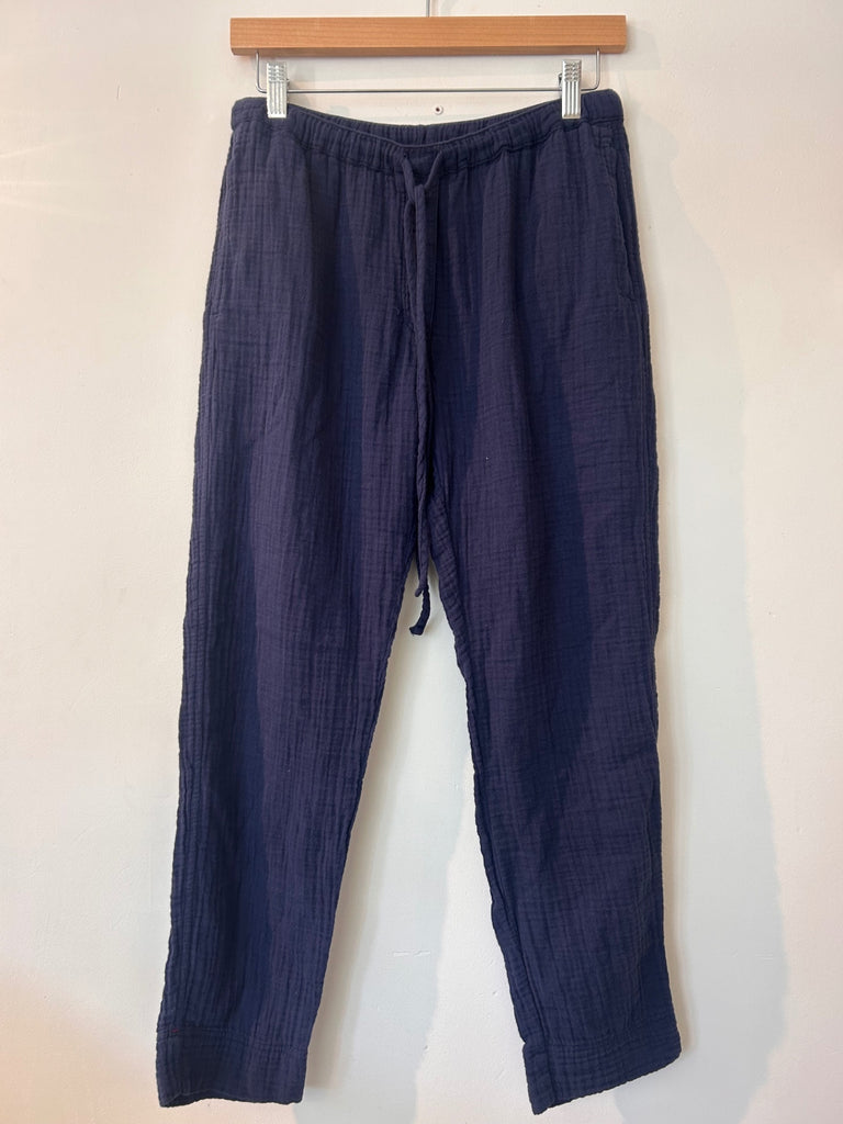LOOP - Xirena Cotton Gauze Navy Pants, Sz. XS (#130)