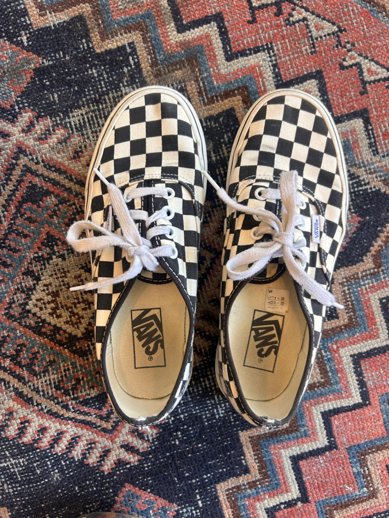 LOOP - Vans Checkerboard Shoes, Sz. 7.5 (#122)