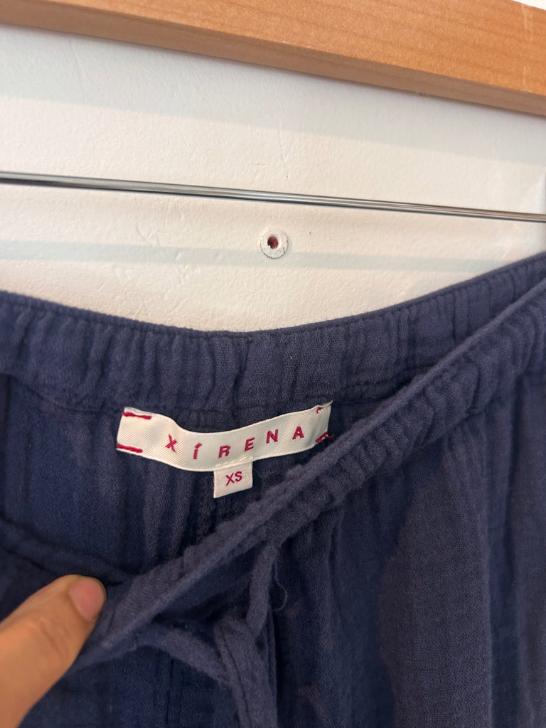 LOOP - Xirena Cotton Gauze Navy Pants, Sz. XS (#130)