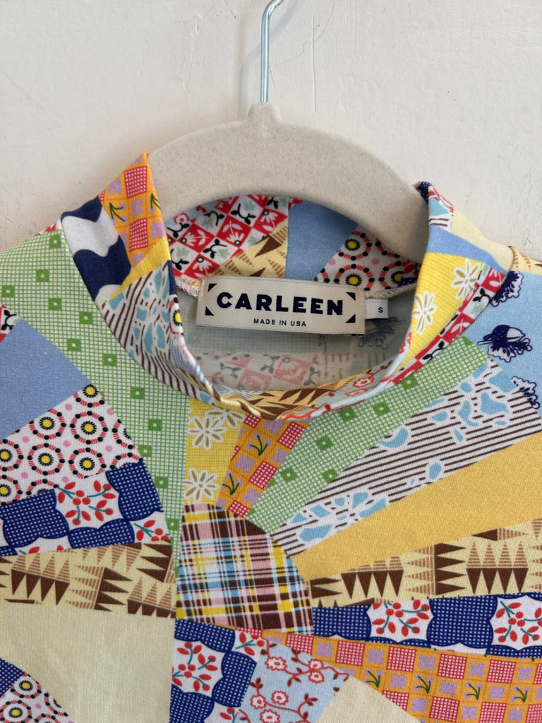 LOOP - Carleen Quilt Print Top, Sz. S (#163)