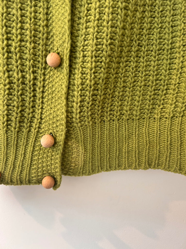 LOOP - Babaà Cardigan with Round Wooden Buttons, Sz. OS (#19)