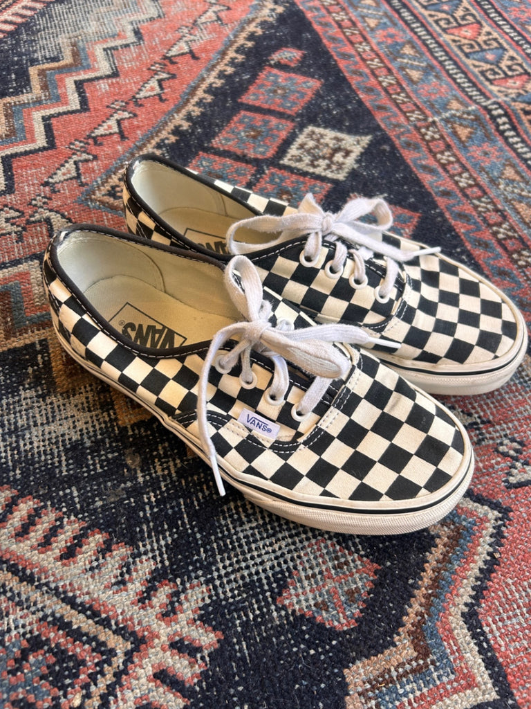 LOOP - Vans Checkerboard Shoes, Sz. 7.5 (#122)