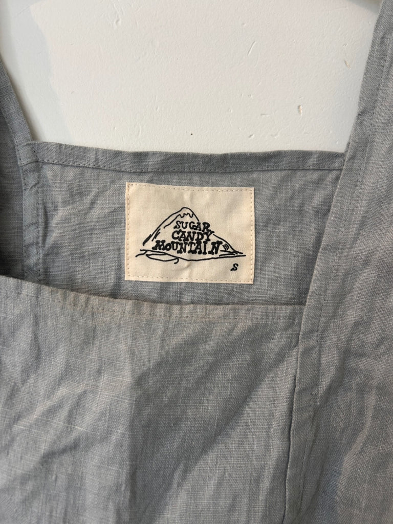 LOOP - Sugar Candy Mountain Pale Blue Linen Tank, Sz. S (#163)