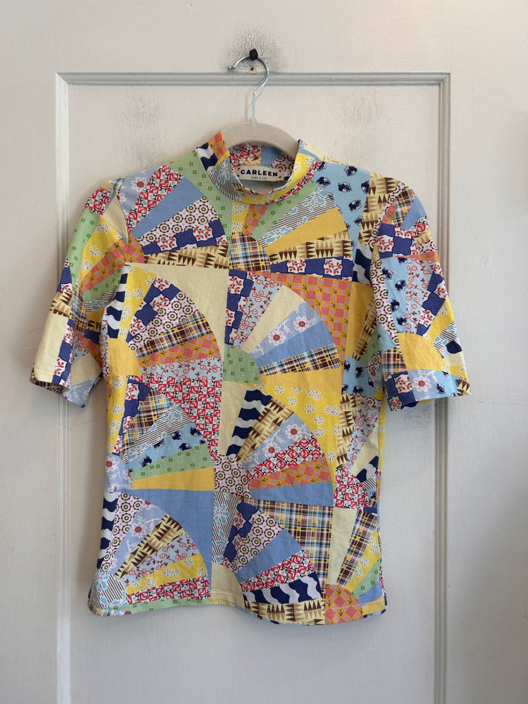 LOOP - Carleen Quilt Print Top, Sz. S (#163)