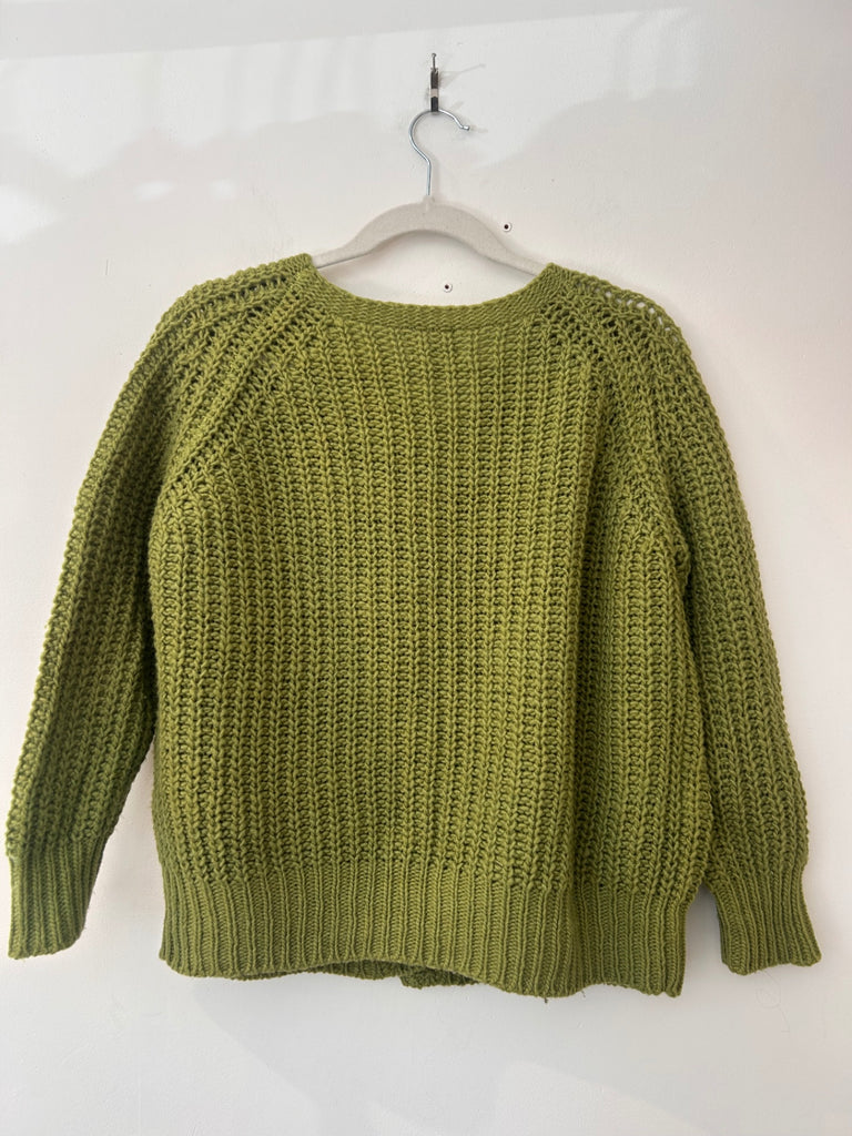 LOOP - Babaà Cardigan with Round Wooden Buttons, Sz. OS (#19)