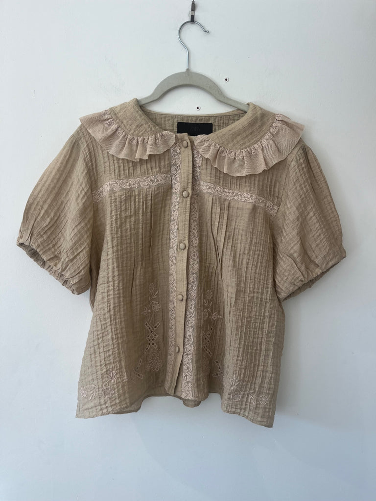 LOOP - Zara, Blouse, Sz M (#122)