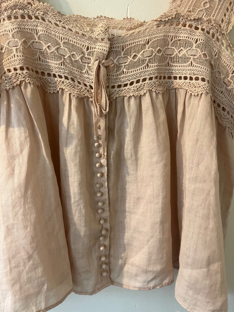 LOOP- Doen, Lace top, Sz S (#122)