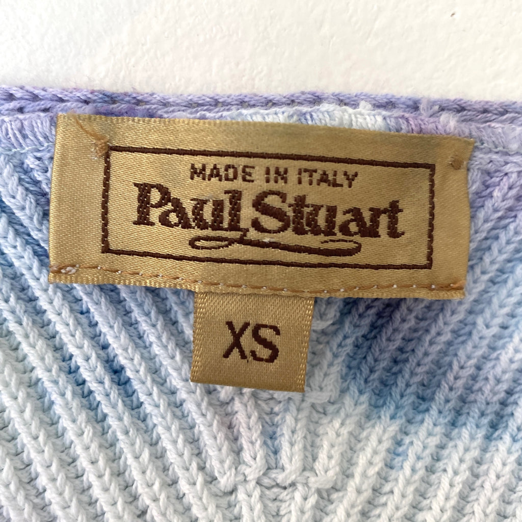Hipcheck - Ice Dyed Sleeveless Top, Vintage Paul Stuart, Sz XS