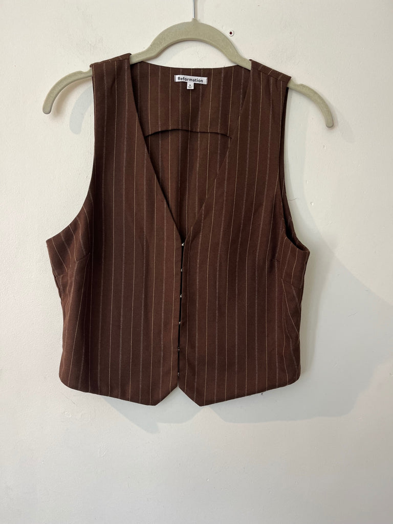 LOOP - Reformation, Vest, Sz 8 (#452)