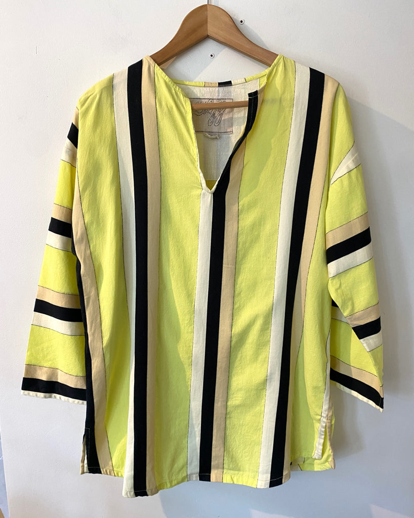 LOOP - Ace & Jig Neon Yellow Top, Sz S (#248)