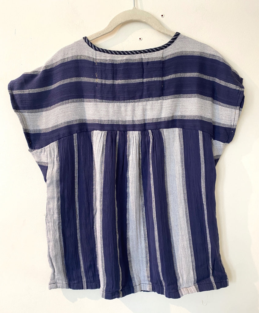 LOOP - Ace & Jig Blue Top, Sz M (#248)