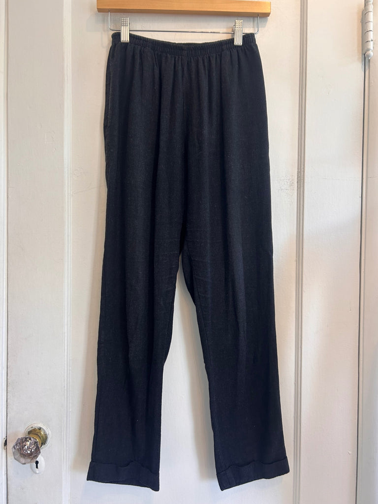 LOOP - Me & Arrow Black Cuff Pants, Sz. XS (#137)