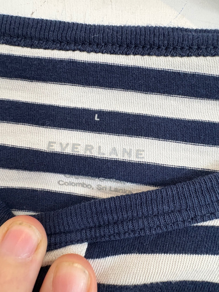 LOOP- Everlane Stiped Tee, Size L (#305)