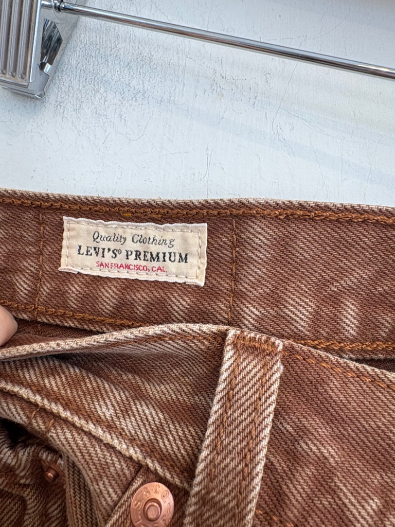 LOOP- Rust Colored Levi's, 501 90's (#305)
