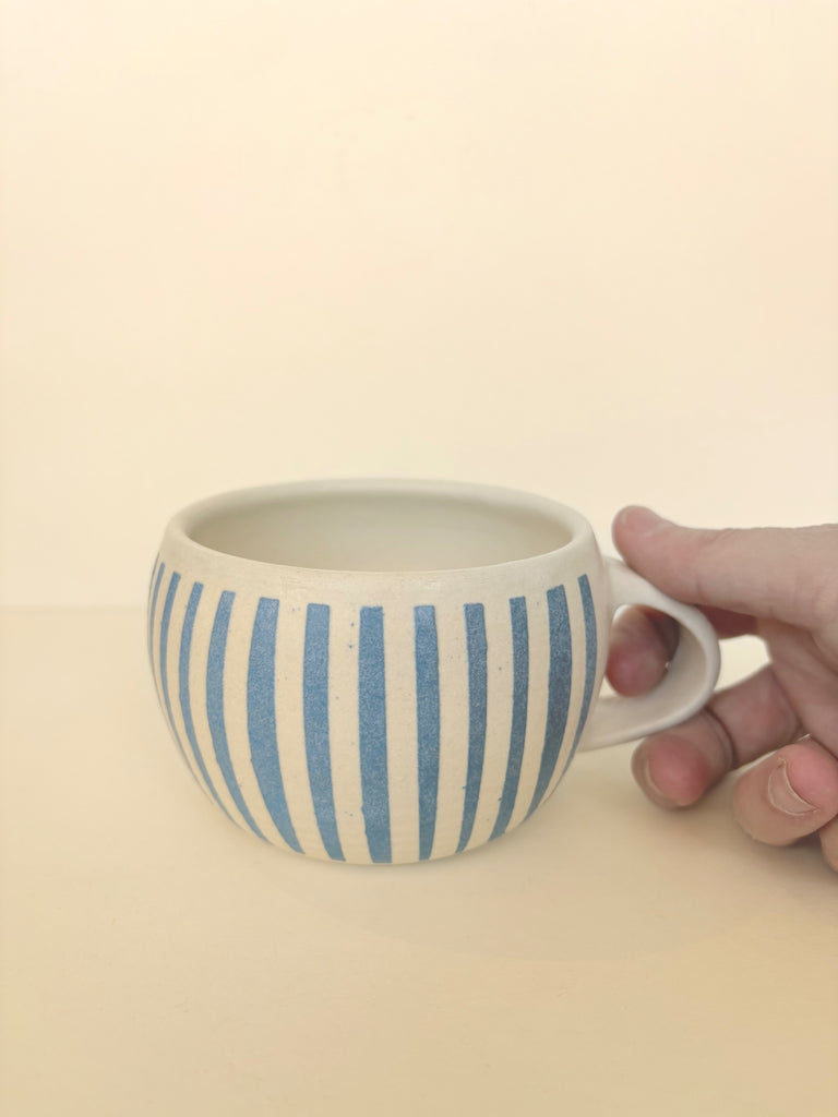 Coastline Ceramics Striped Mug