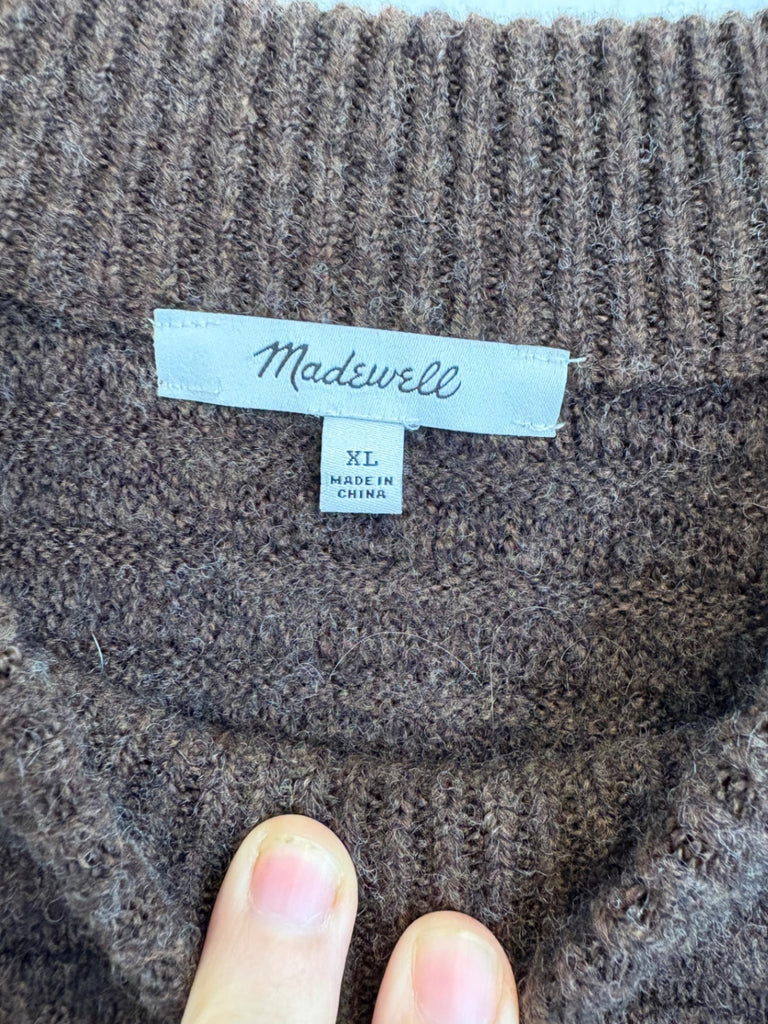 LOOP- Madewell Ribbed Sweater, XL (#136)