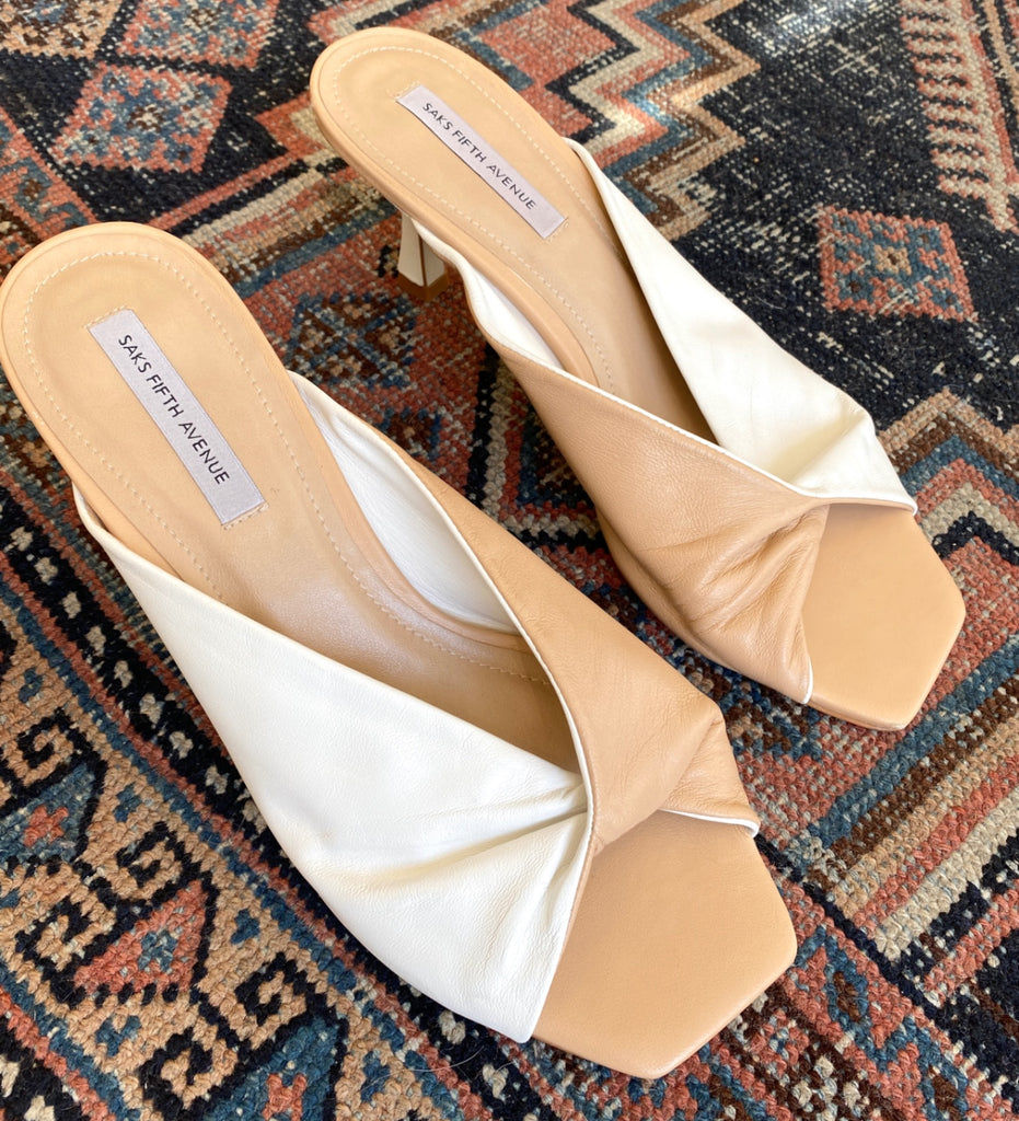 LOOP - Saks 5th Avenue Mules, Sz 9 (#454)