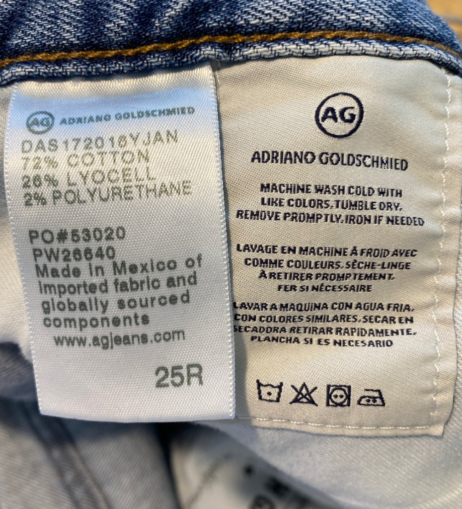LOOP - AG x Anthropologie Nolan Ankle Jean, Sz 25  (#52)