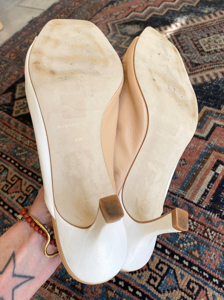 LOOP - Saks 5th Avenue Mules, Sz 9 (#454)