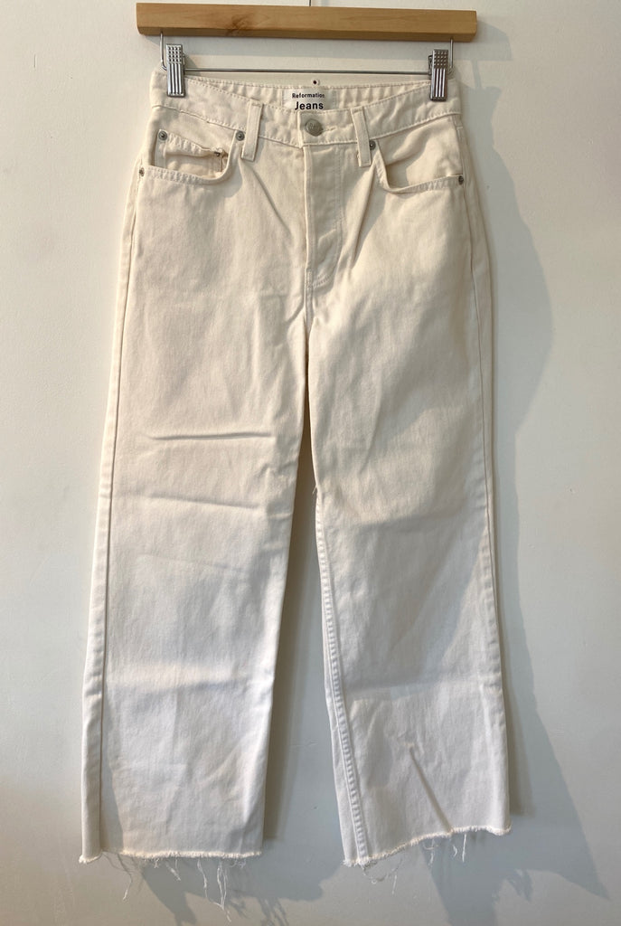 LOOP - Reformation Fawcett Jeans, Sz 24 (#52)