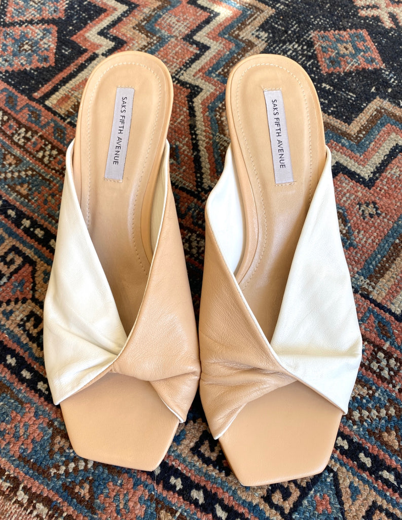 LOOP - Saks 5th Avenue Mules, Sz 9 (#454)
