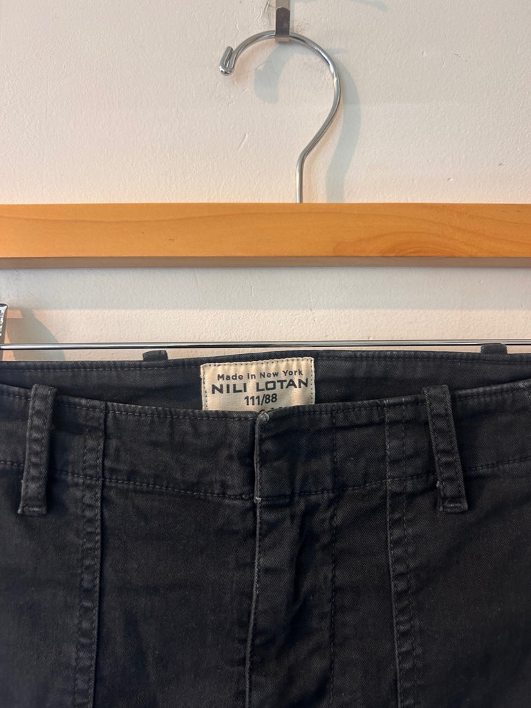 LOOP - Nili Lotan Black Pants, Sz 2 (#130)