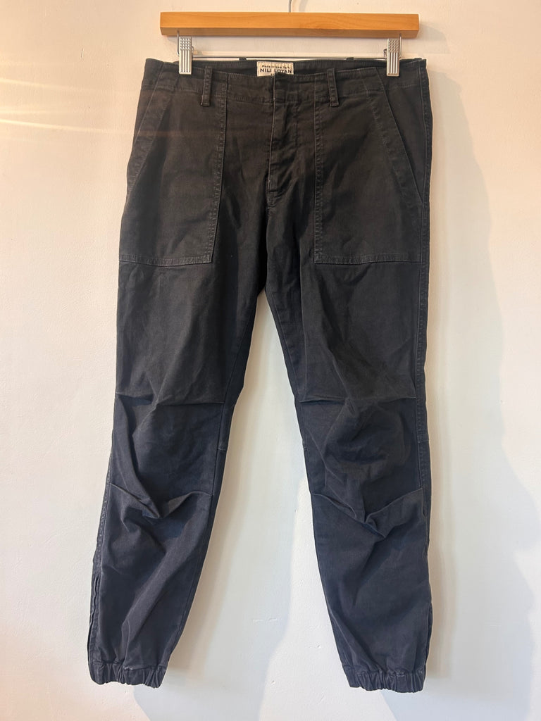 LOOP - Nili Lotan Black Pants, Sz 2 (#130)