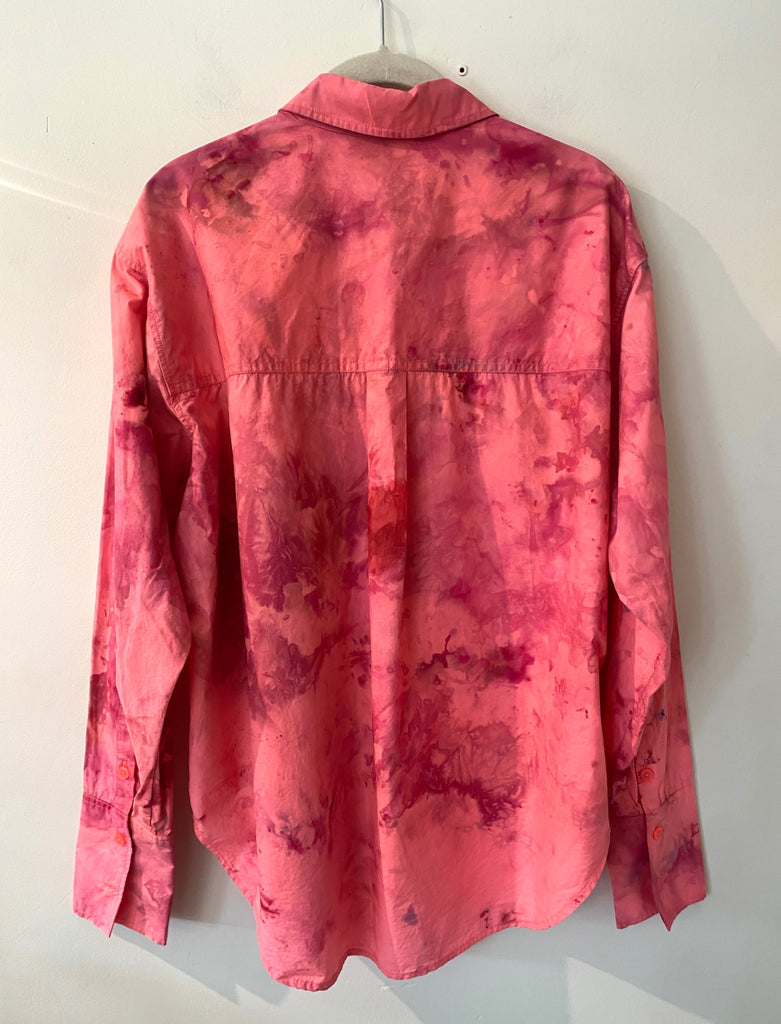 Hipcheck - Ice Dyed Cotton Top, Good American, Sz 1/2 