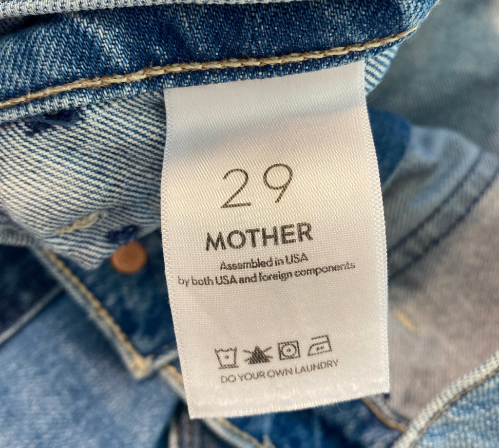 LOOP - Mother Patch Maven Heel Jean, Sz 29 (#456)
