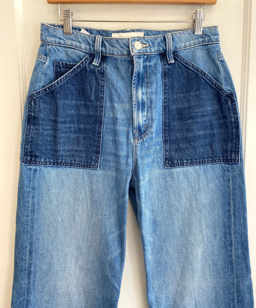 LOOP - Mother Patch Maven Heel Jean, Sz 29 (#456)