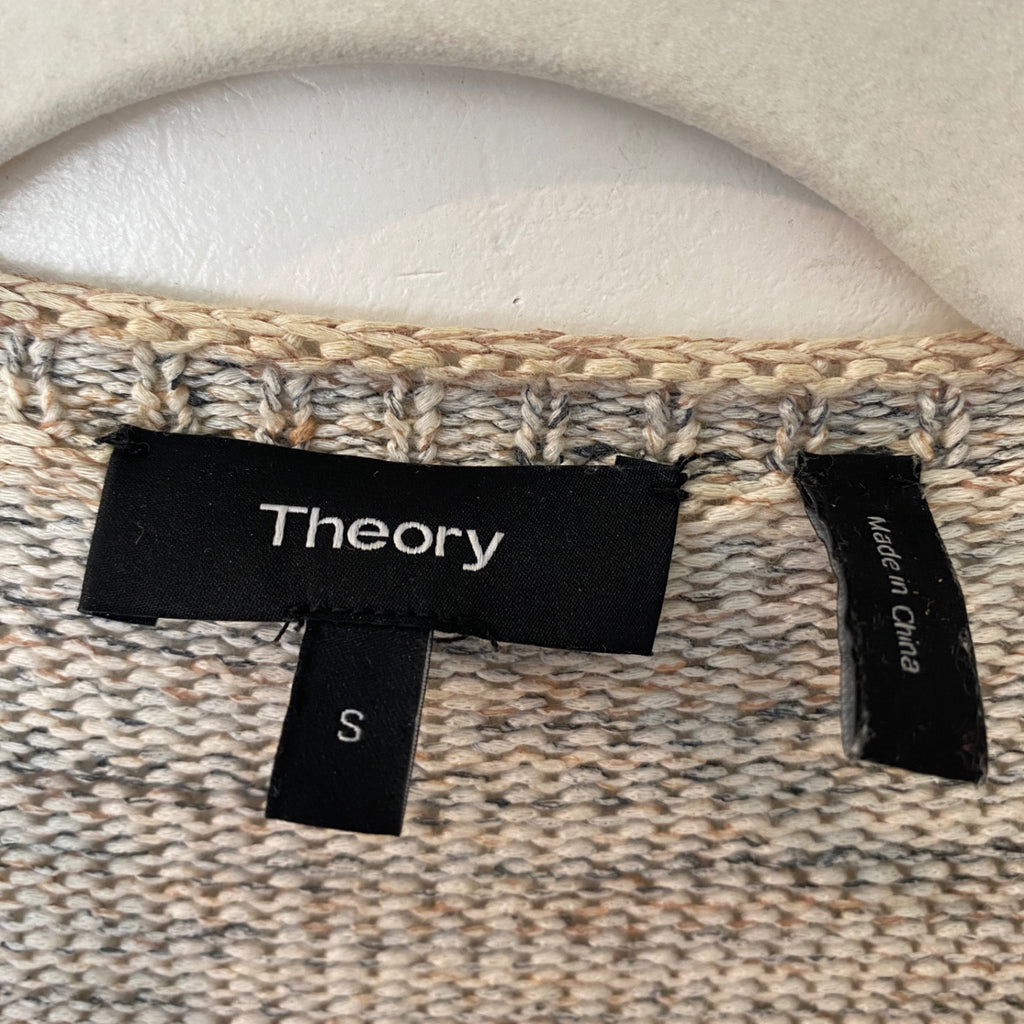 LOOP - Theory Open Front Cotton Cardigan, Sz S (#280)