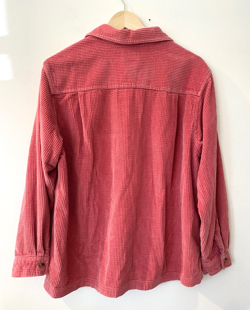 LOOP - L.L. Bean Wide Wale Corduroy Shirt, Sz L (#280)