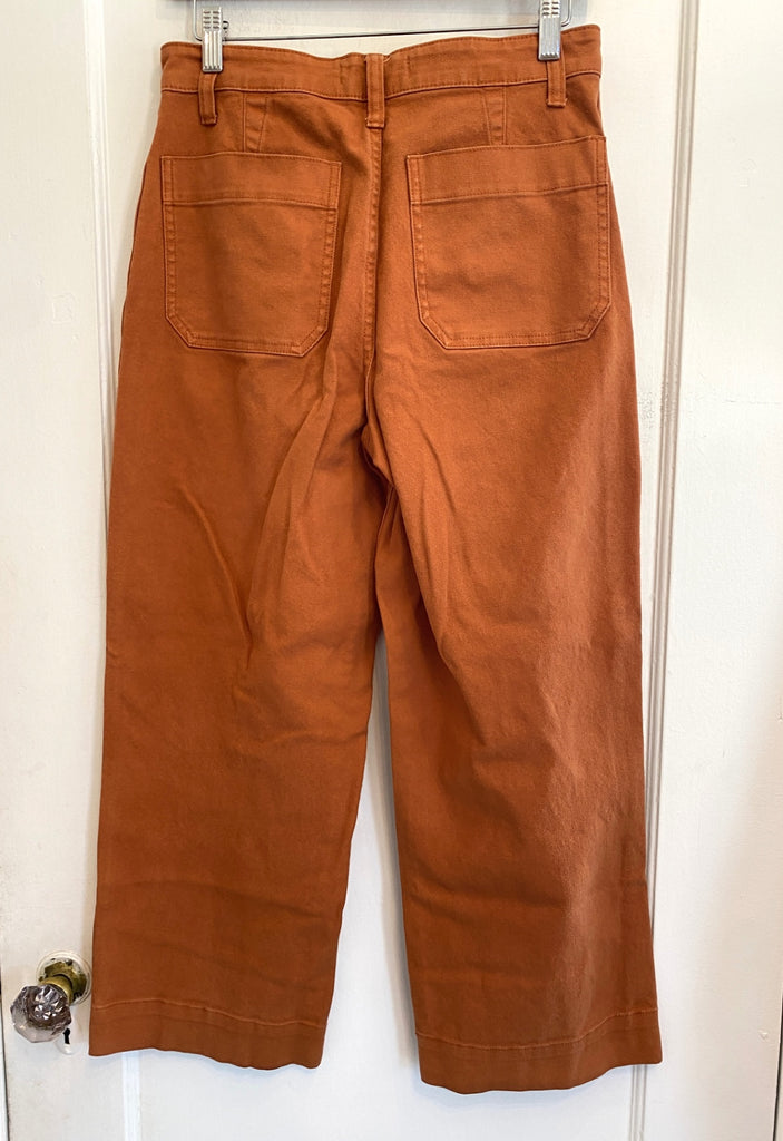 LOOP - Madewell Slim Emmett Wide-Leg Crop Pants, Sz 26 (#456)