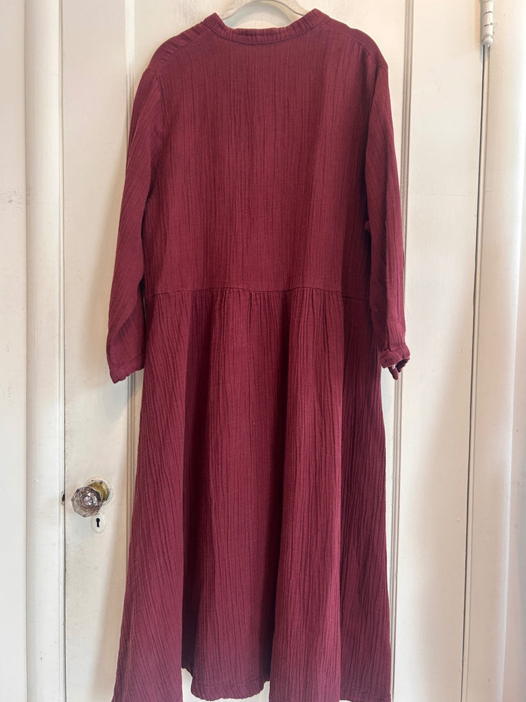 LOOP - L’MM Burgundy Dress, Sz ~L  (#80)
