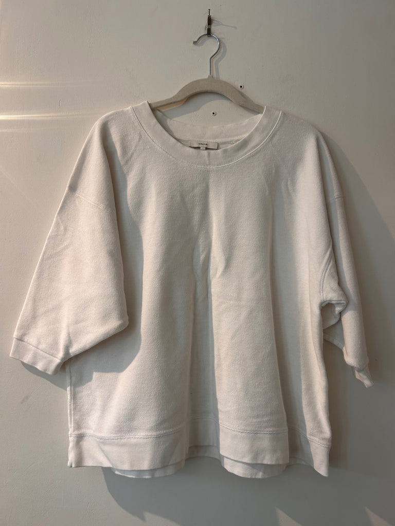 LOOP - Vince White Sweatshirt, Sz S (#459)