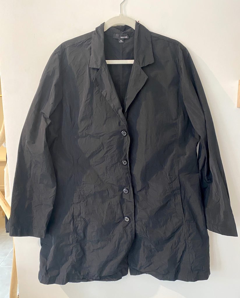 LOOP - Sun Kim Crinkle Boyfriend Jacket, Sz XL (#52)