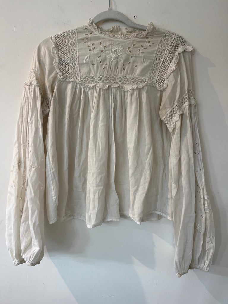 LOOP- Ulla Johnson Lace Blouse, Sz 0 (#122)