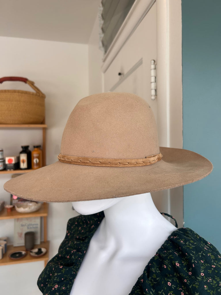LOOP - Rag and Bone Wool Hat Light Brown, Sz. M (#122)