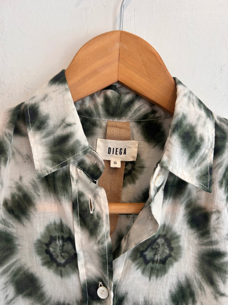 LOOP - Diega Button Down Shirt, Sz S (#116)