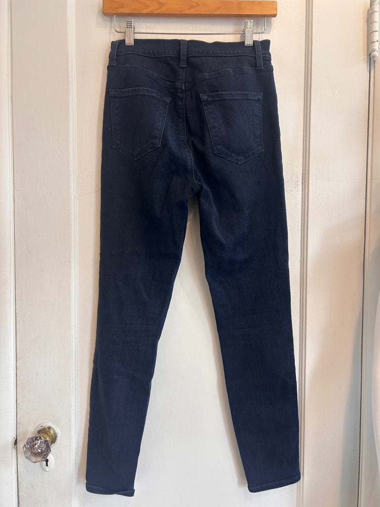LOOP - J Brand Lillie High Rise Crop Skinny Jeans, Sz 26 (#130)