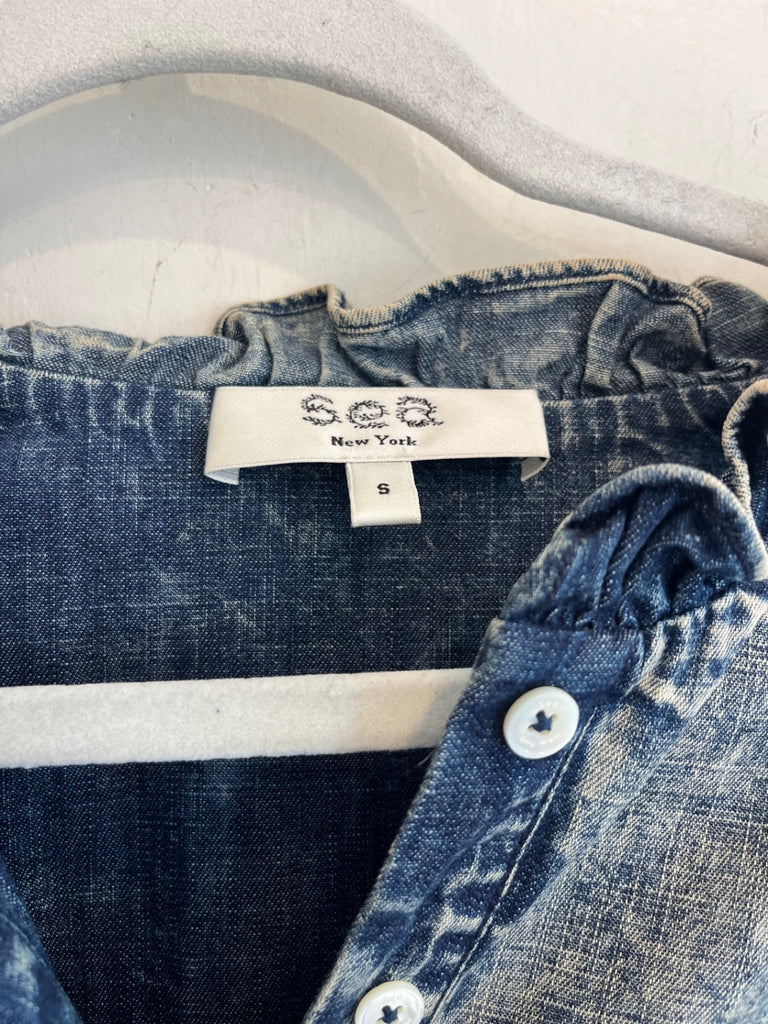 LOOP - Sea Denim Dress, Sz S (#122)