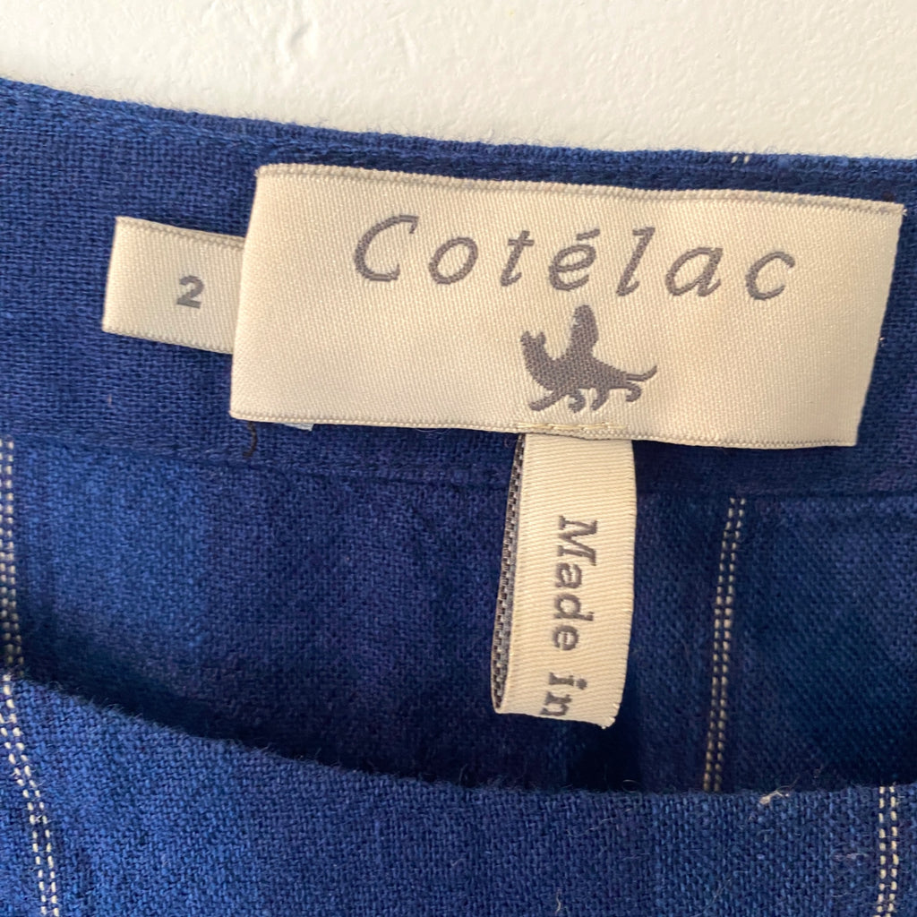 LOOP - Cotelac Linen Top, Sz 2 (#460)