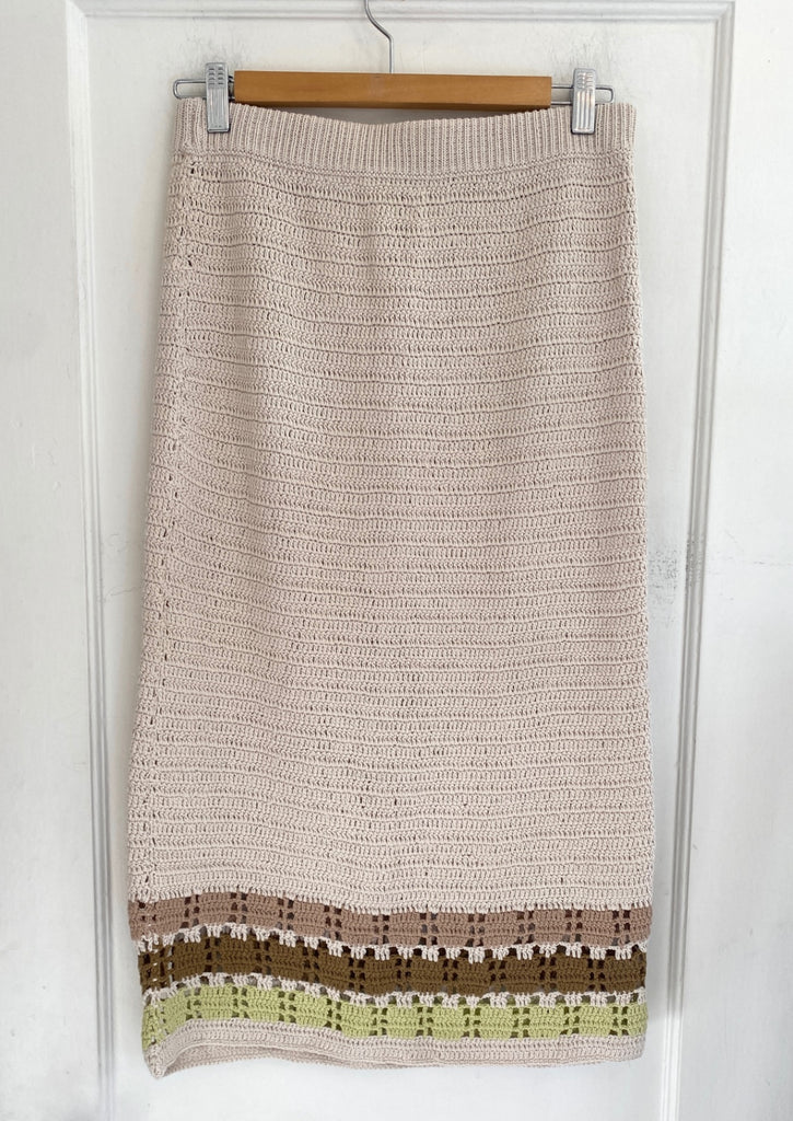 LOOP - Amour Vert Meli Crochet Skirt, Sz S (#450)