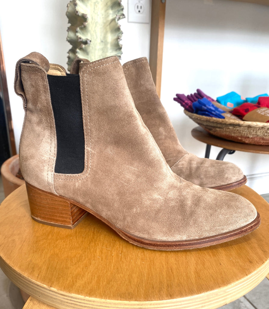 LOOP - rag & bone Suede Booties, Sz 37 (#44)