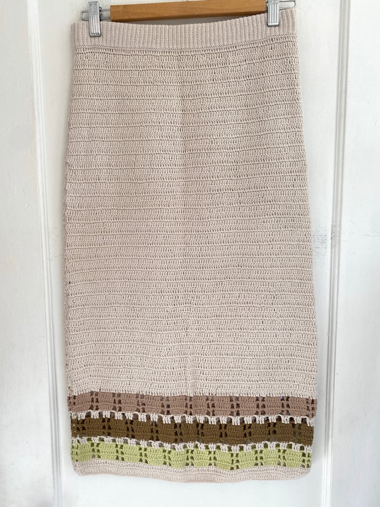 LOOP - Amour Vert Meli Crochet Skirt, Sz S (#450)