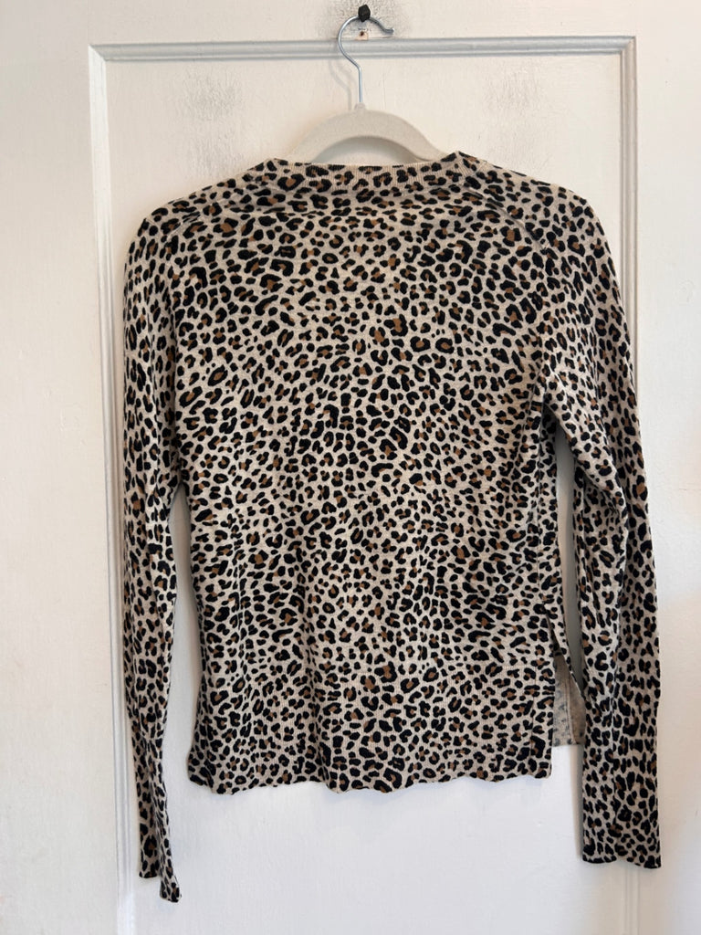 LOOP - Zadig & Voltaire Leopard Print Cashmere Sweater, Sz M (#338)