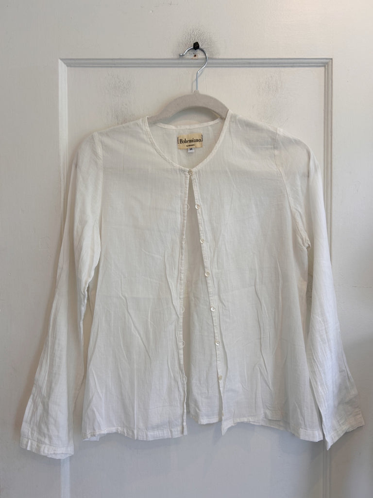 LOOP - Bohemiano by Granpie White Shirt , Sz M (#50)